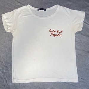 Cute But Psycho Crop Top